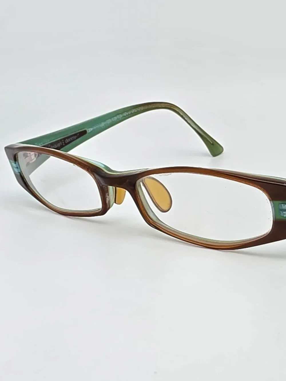 ProDesign Denmark 4628 1 c.5022 HB Brown Green Petite Eyeglasses Frame 49-17-135